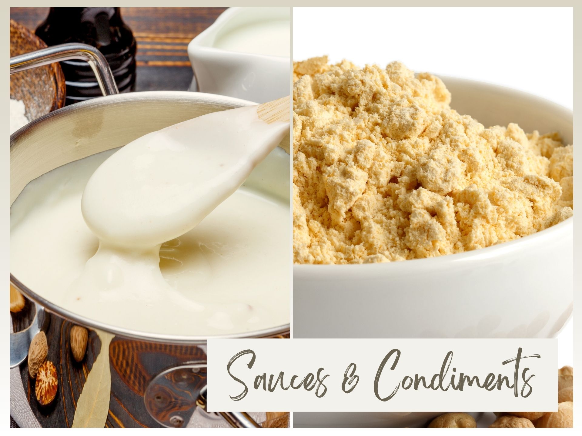 Sauces and condiments: Gluten-Free Plant-Based BÉCHAMEL Sauce (cov)