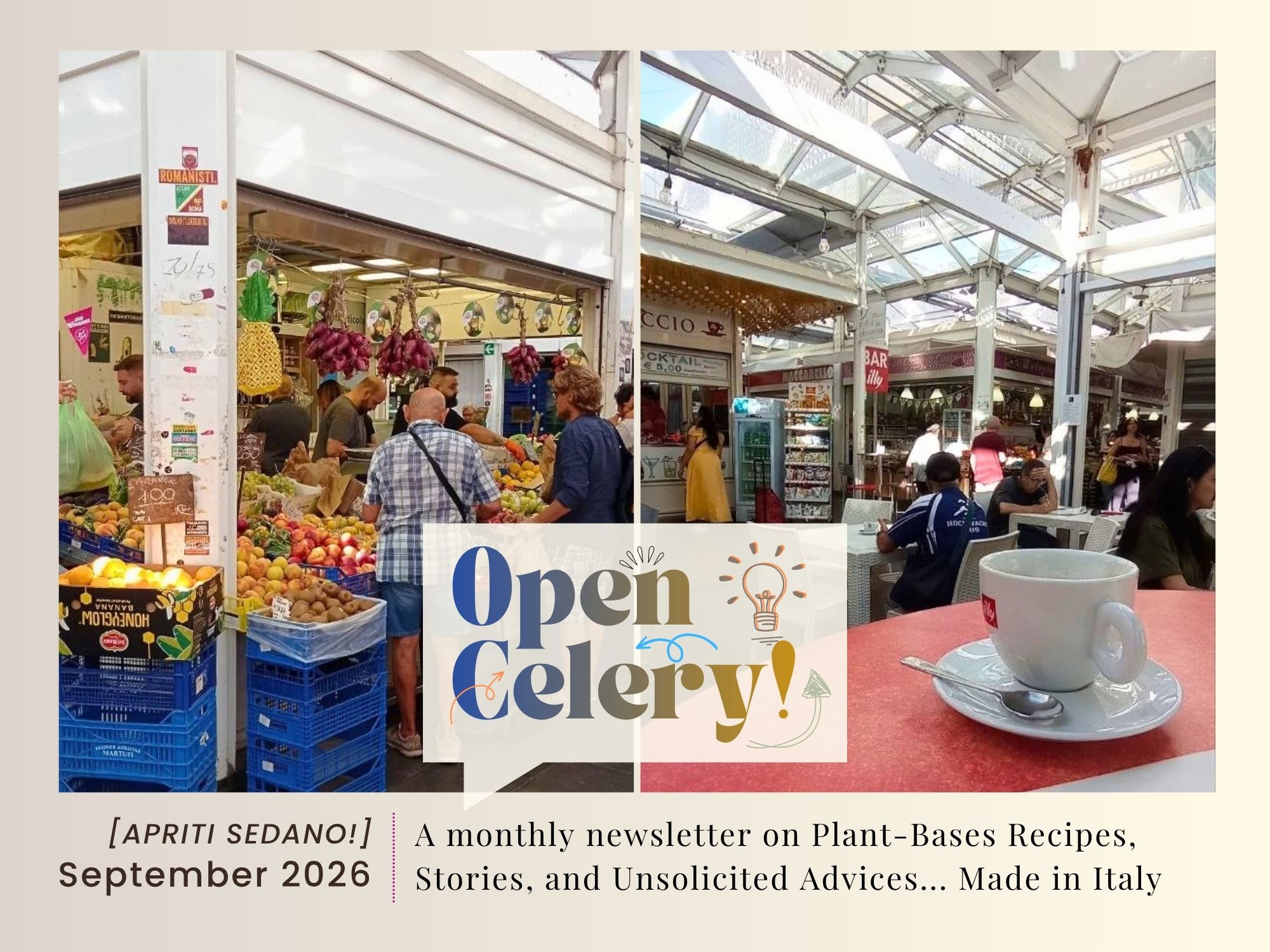 September Vibes, at Testaccio Farmers Market (Rome)... Open Celery! [cover] - Pics ©ockstyle
